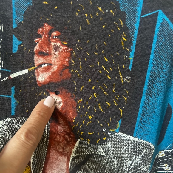 Vintage Jimmy Page Shirt 1980’s Jimmy Page LED Zeppelin Shirt 80’s The Firm - Picture 5 of 9